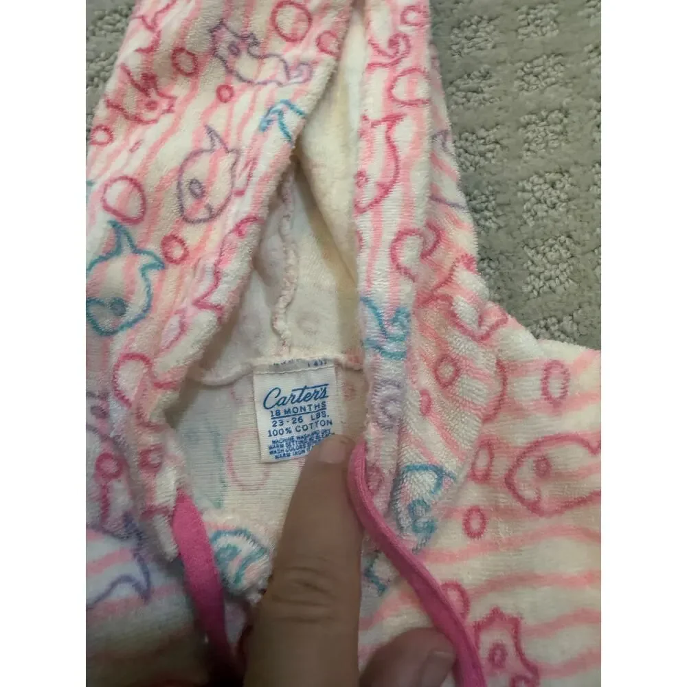 Carters Vintage swim‎ one piece  size 18 months  terrycloth